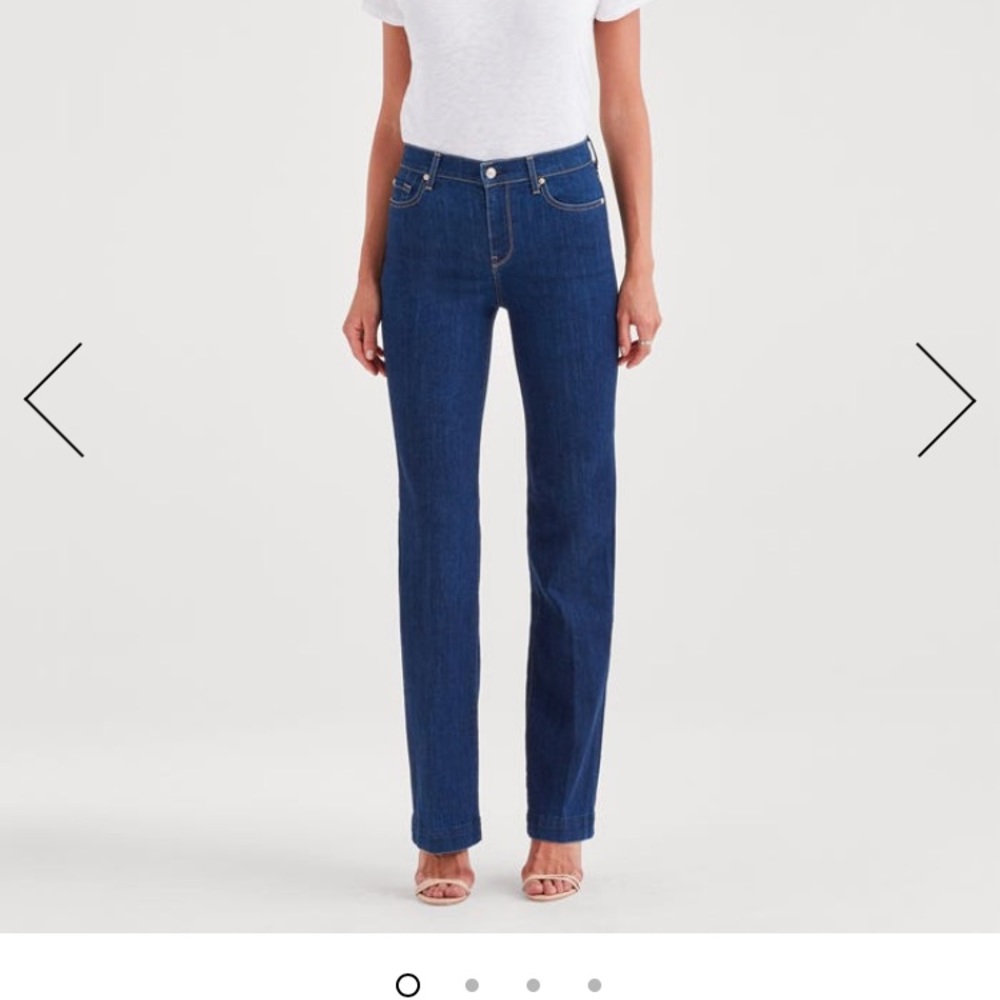 7 for all mankind wide leg Alexa avant rinse